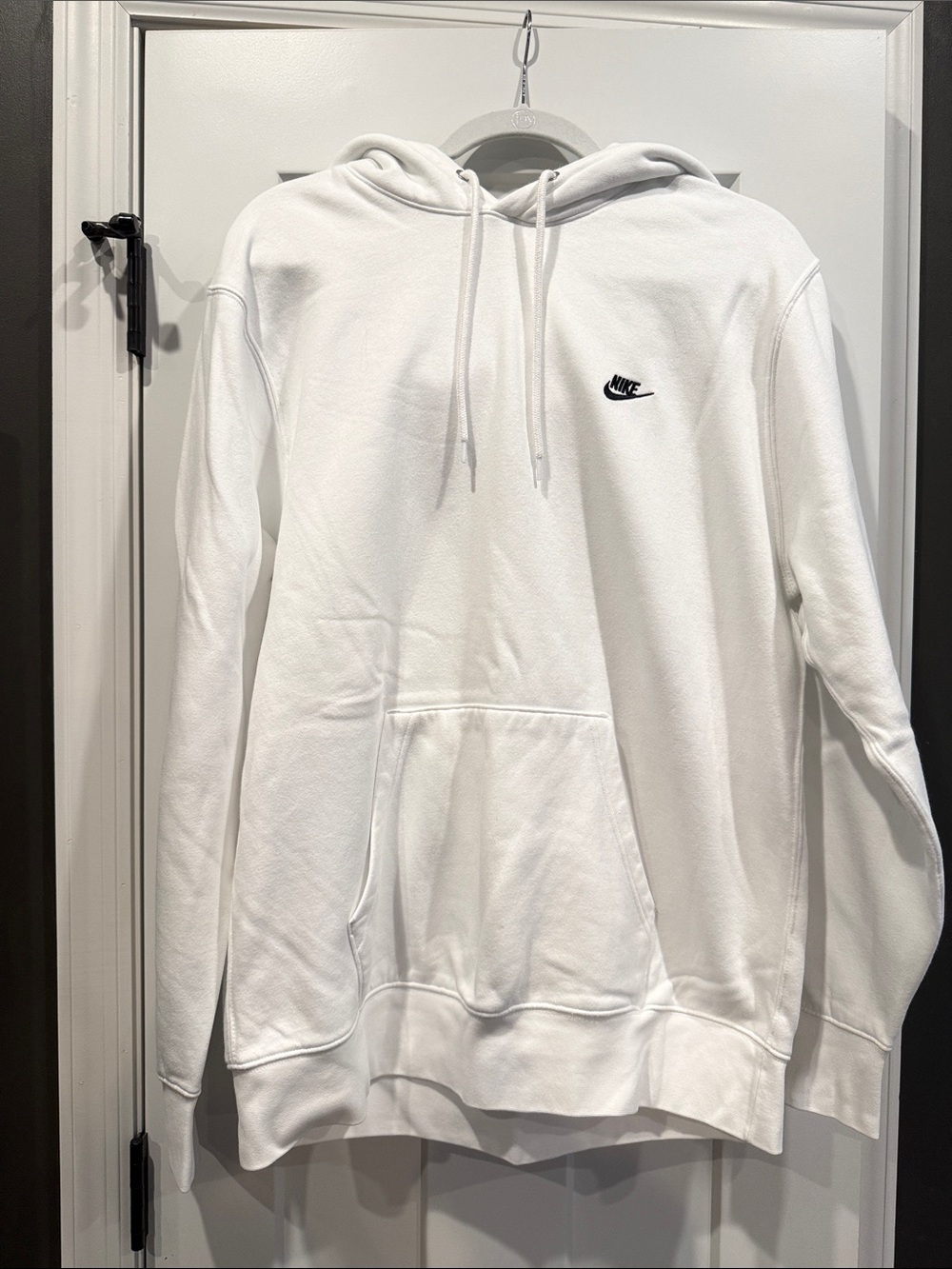 Nike White Pullover Hoodie